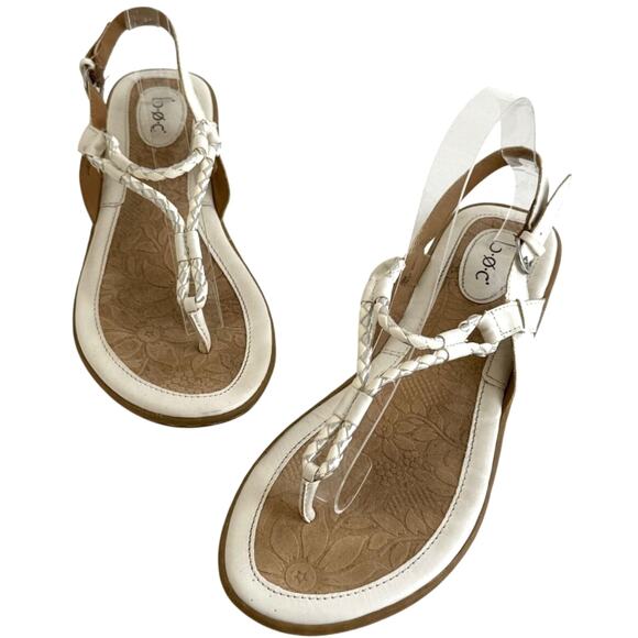 B.O.C. Born Concept Women's 10M Palti Braided T-Strap Thong Sandals Boho Coastal - Picture 13 of 13